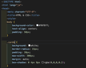 html&css sample code